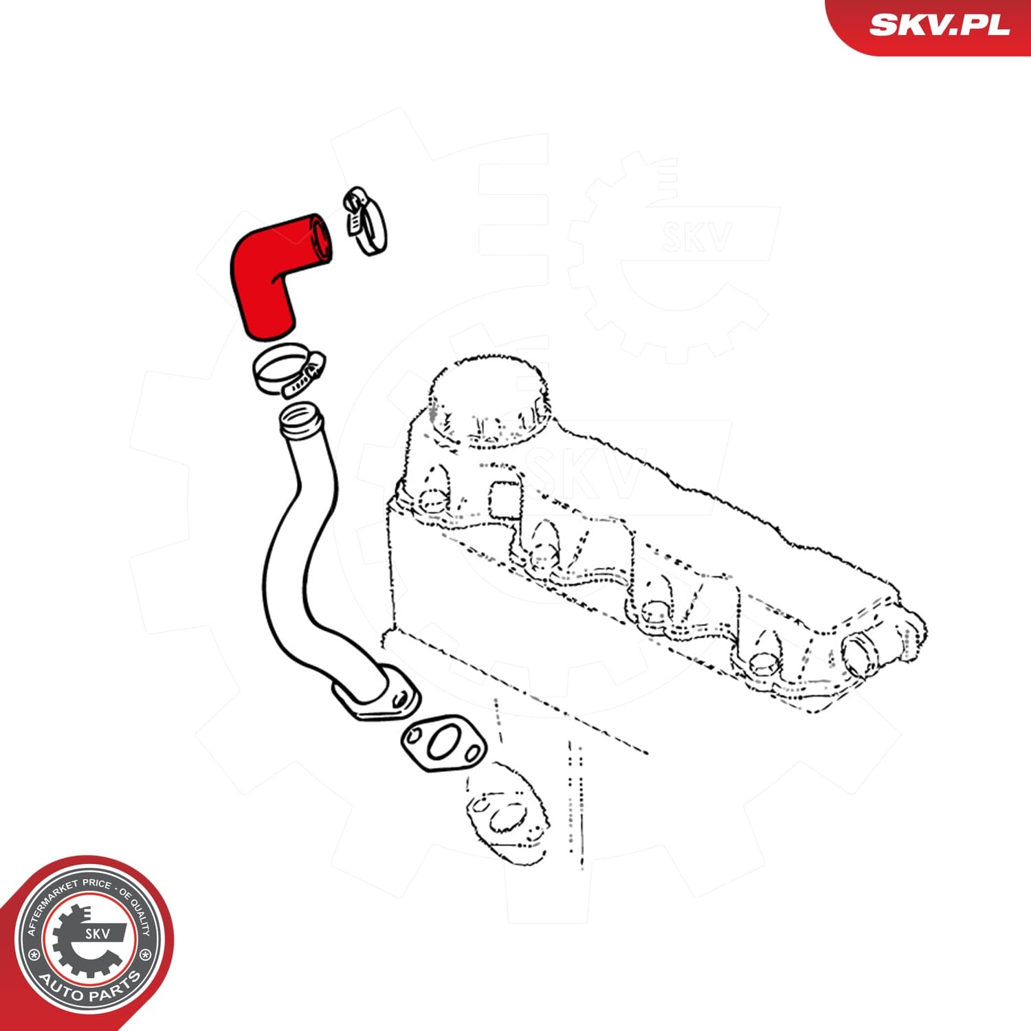Image of Gaine de suralimentation ; OPEL Astra F G Combo Corsa B Vectra A B ; 90409191