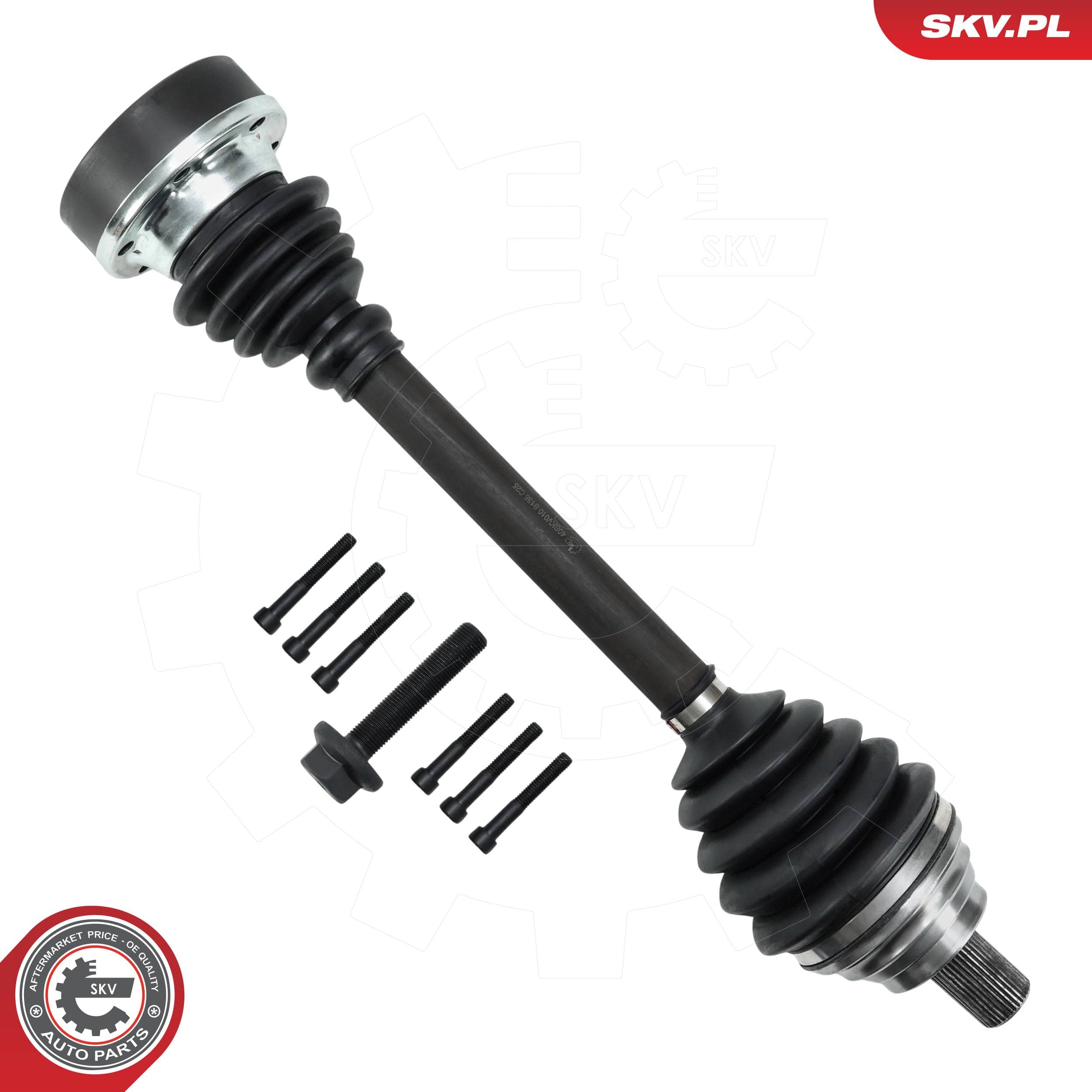 Image of Arbre de transmission ; AUDI A3 SEAT Altea Leon Toledo SKODA Octavia Superb Yeti VW Caddy Golf Jetta Passat ; 1K0407271AT