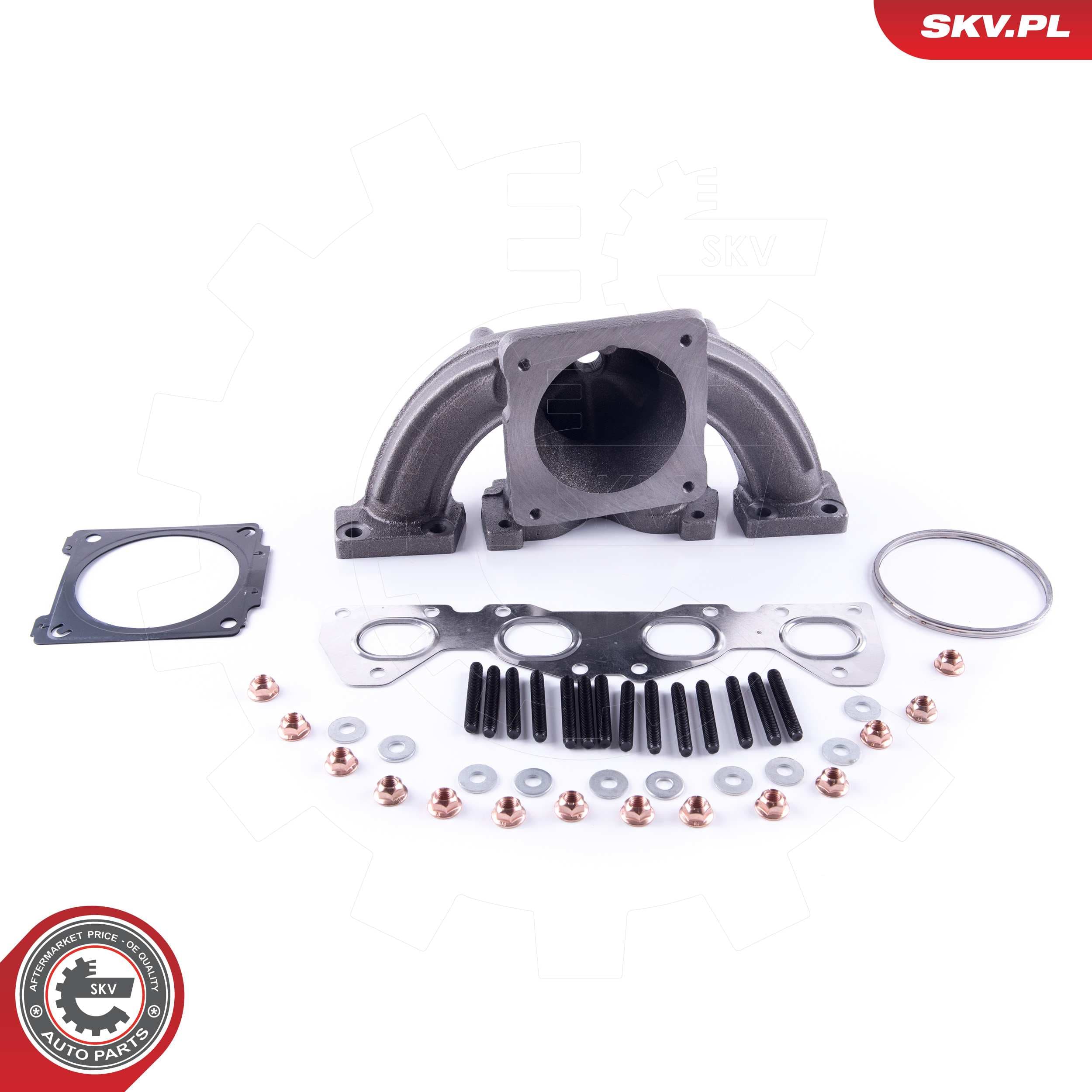 Image of Collecteur D'échappement ; CITROEN Berlingo C-Elysee C2 C3 I C3 Pluriel C4 I Xsara PEUGEOT 1007 206 207 307 308 I Partner Partner Tepee ; 0341G2