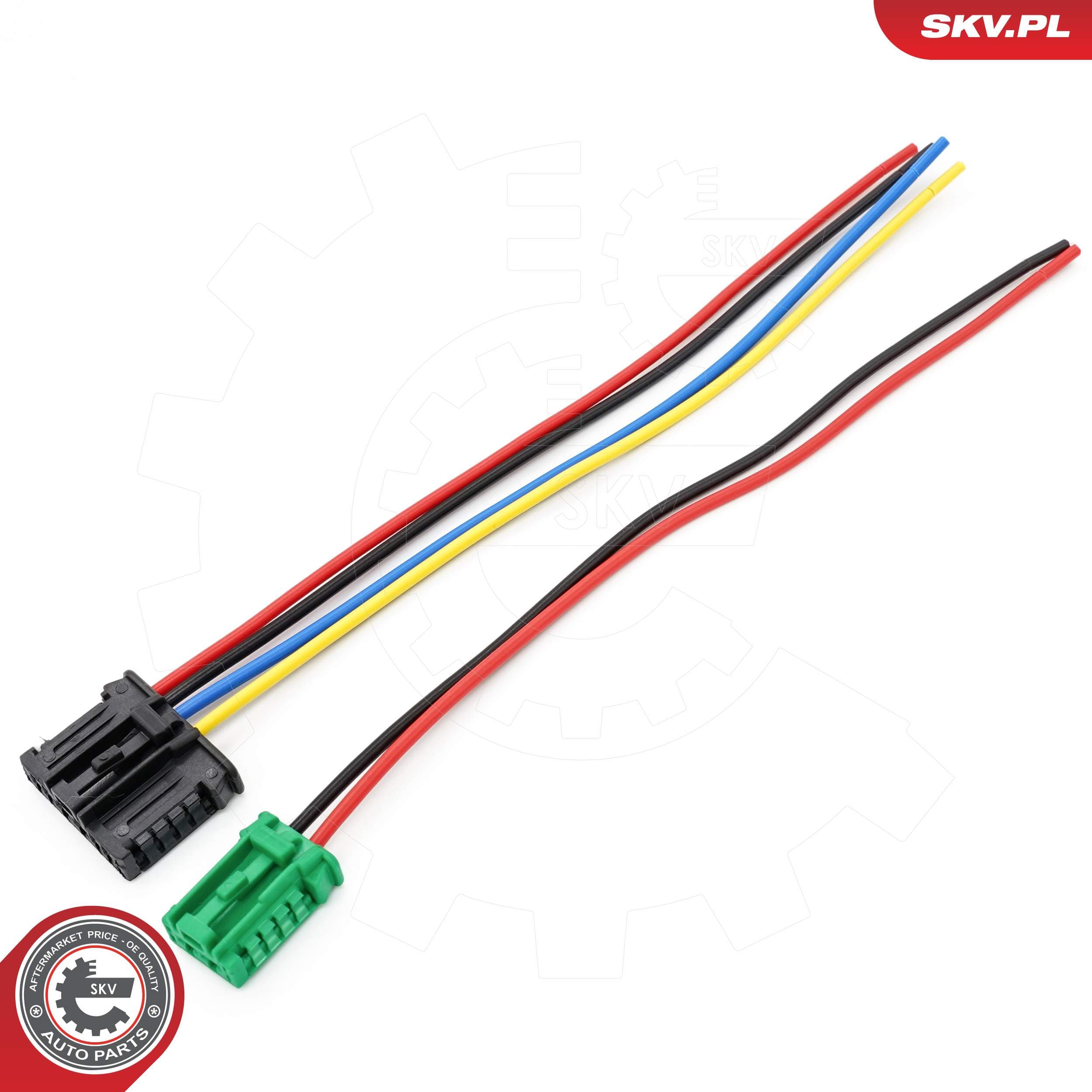 Image of Kit de montage, kit de câbles ; CITROEN C2 C3 C5 PEUGEOT 107 207 406 407 RENAULT ; 6441L2