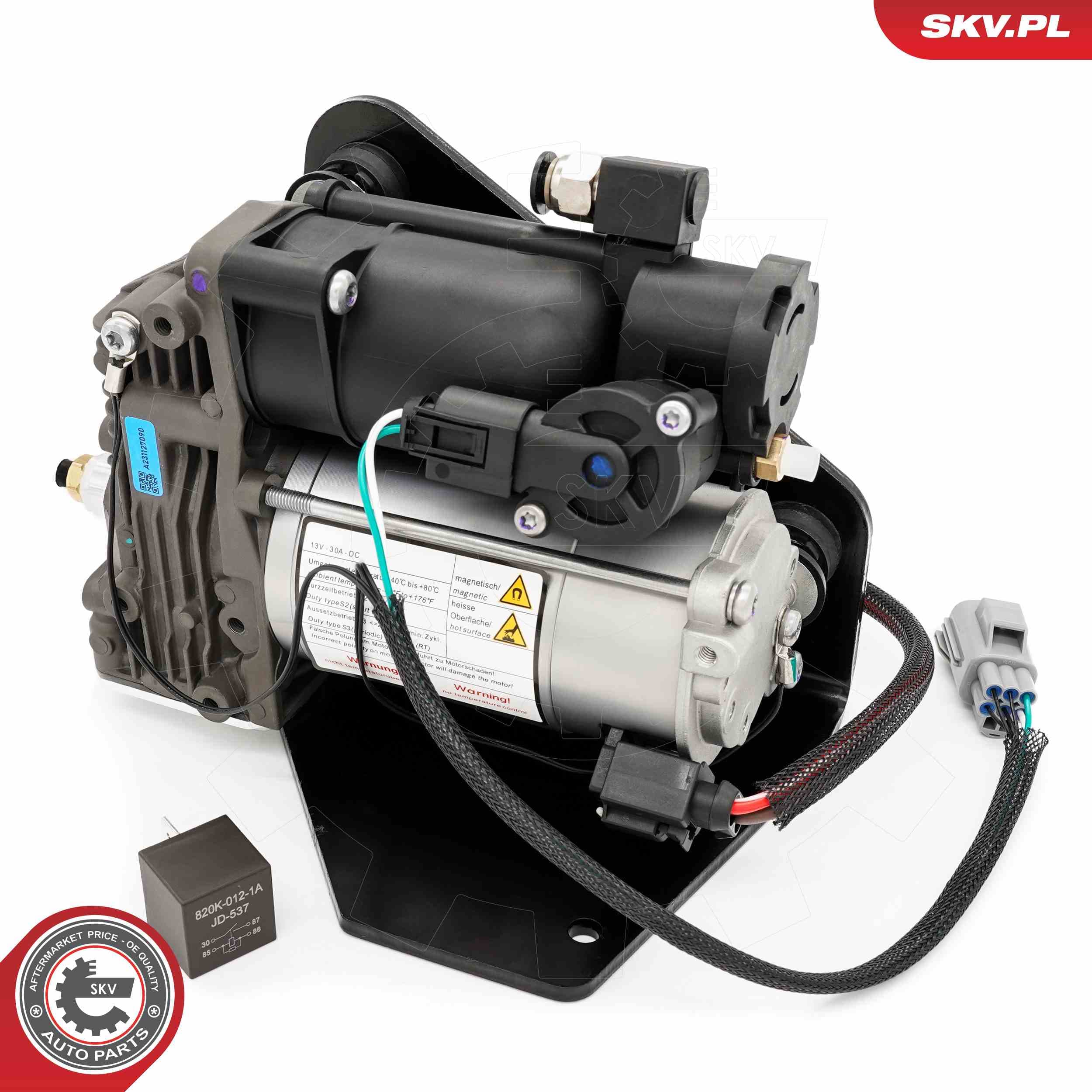 Image of Compresseur, système pneumatique  ; LAND ROVER Discovery III IV Range rover sport I  ; LR045251
