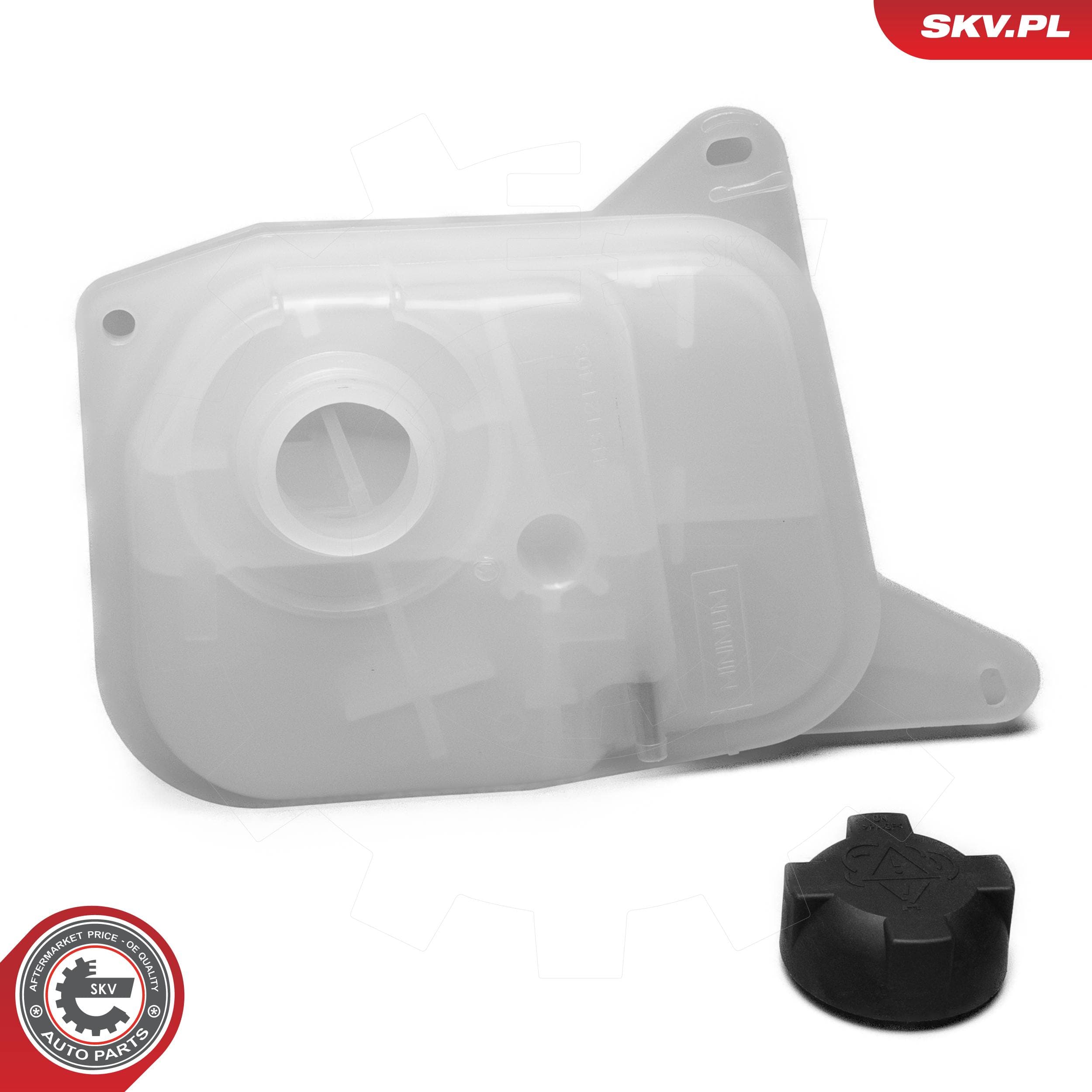 Image of Vase d'expansion, liquide de refroidissement ; AUDI 100 C3 80 B3  ; 8A0121403A