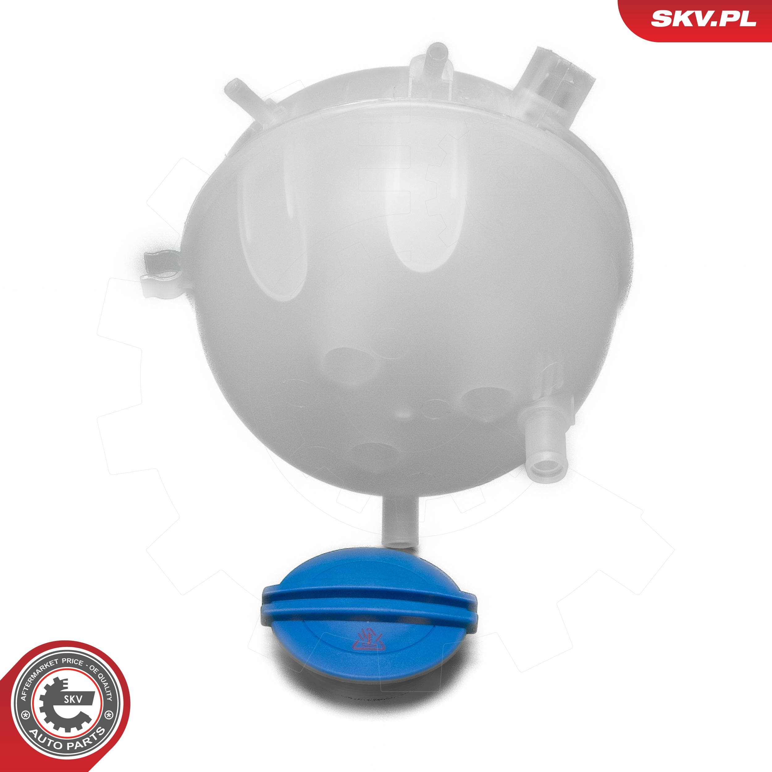 Image of Vase d'expansion, liquide de refroidissement ; VW Multivan T5 Transporter T5  ; 7H0121407