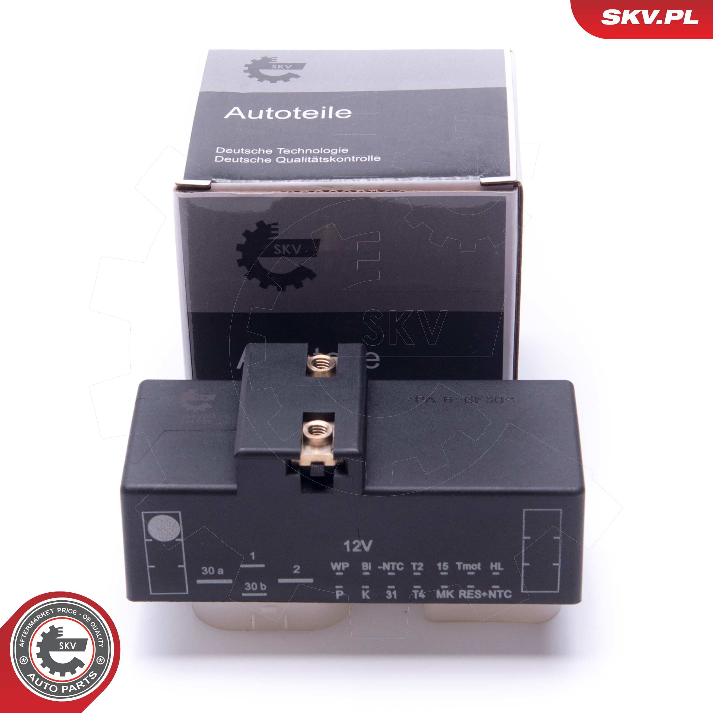 Image of Commande, Ventilateur Électrique (Refroidissement Du Moteur) ; AUDI SEAT SKODA VW ; 1J0919506L