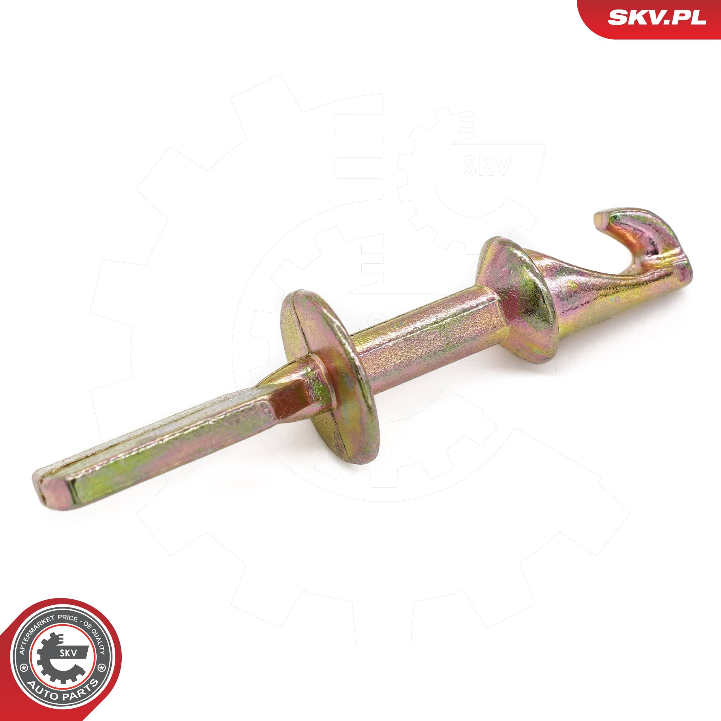 Image of Tringlerie de la serrure de la porte ; VW Golf III Vento  ; 1H0837223