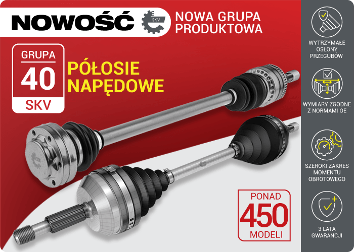 Post image Półosie napędowe SKV