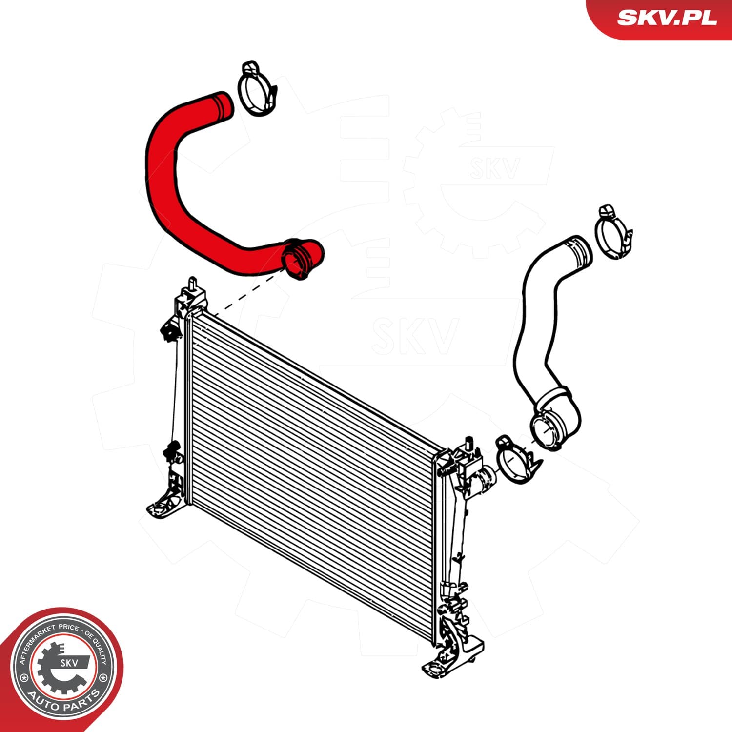 Image of Durite de radiateur ; FIAT Doblo ; 51832978