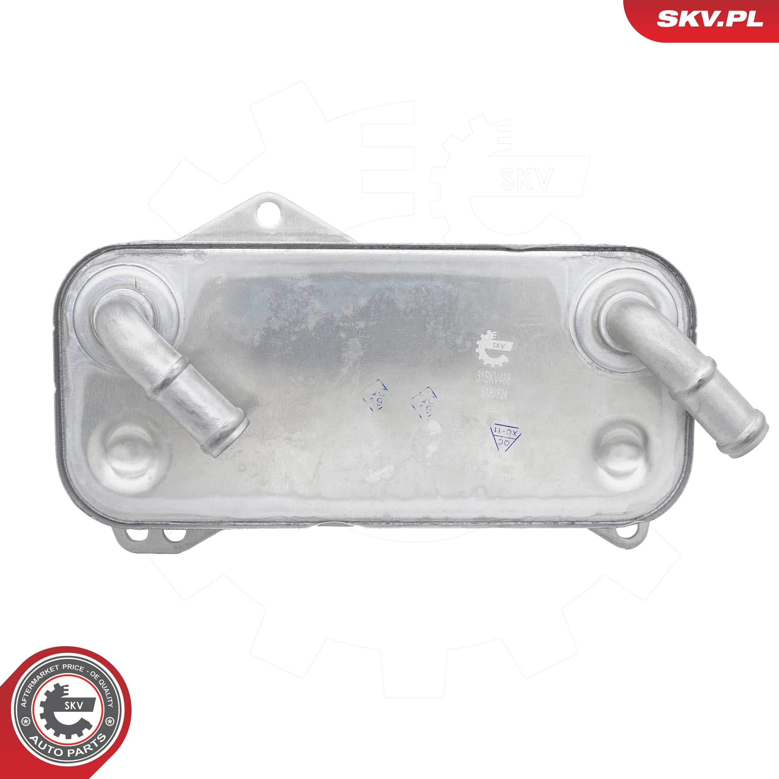 Image of Ölkühler, Motoröl ; AUDI A3 Q3 TT SEAT Alhambra VW Tiguan Sharan ; 0BH317019