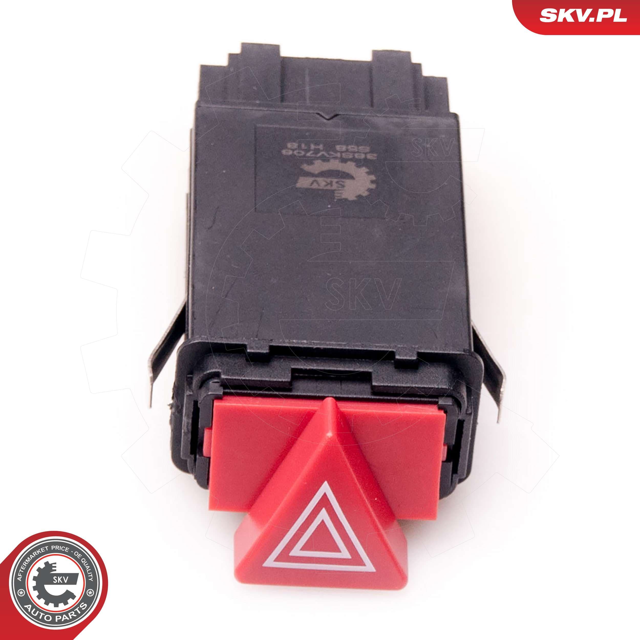 Image of Interrupteur de signal de détresse ; AUDI ; 8D0941509H