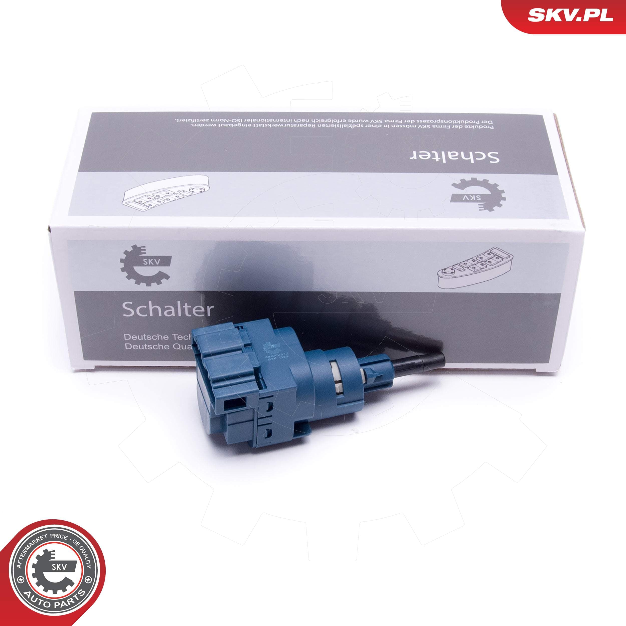 Image of Interruptor de luz de freno ; AUDI SEAT SKODA VW ; 1J0927189