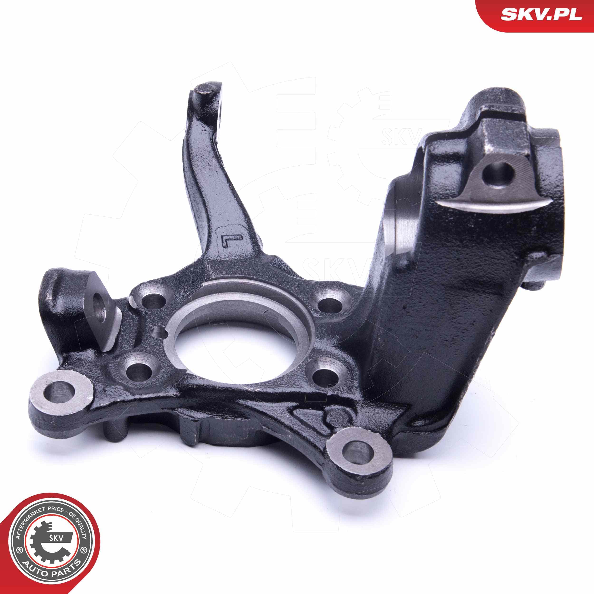 Image of Кулак поворотный ; левый ; AUDI A3 Q3 SEAT Altea Leon SKODA Octavia Superb Yeti VW Caddy Golf V VI Jetta Scirocco Tiguan Touran ; 1K0407255AA