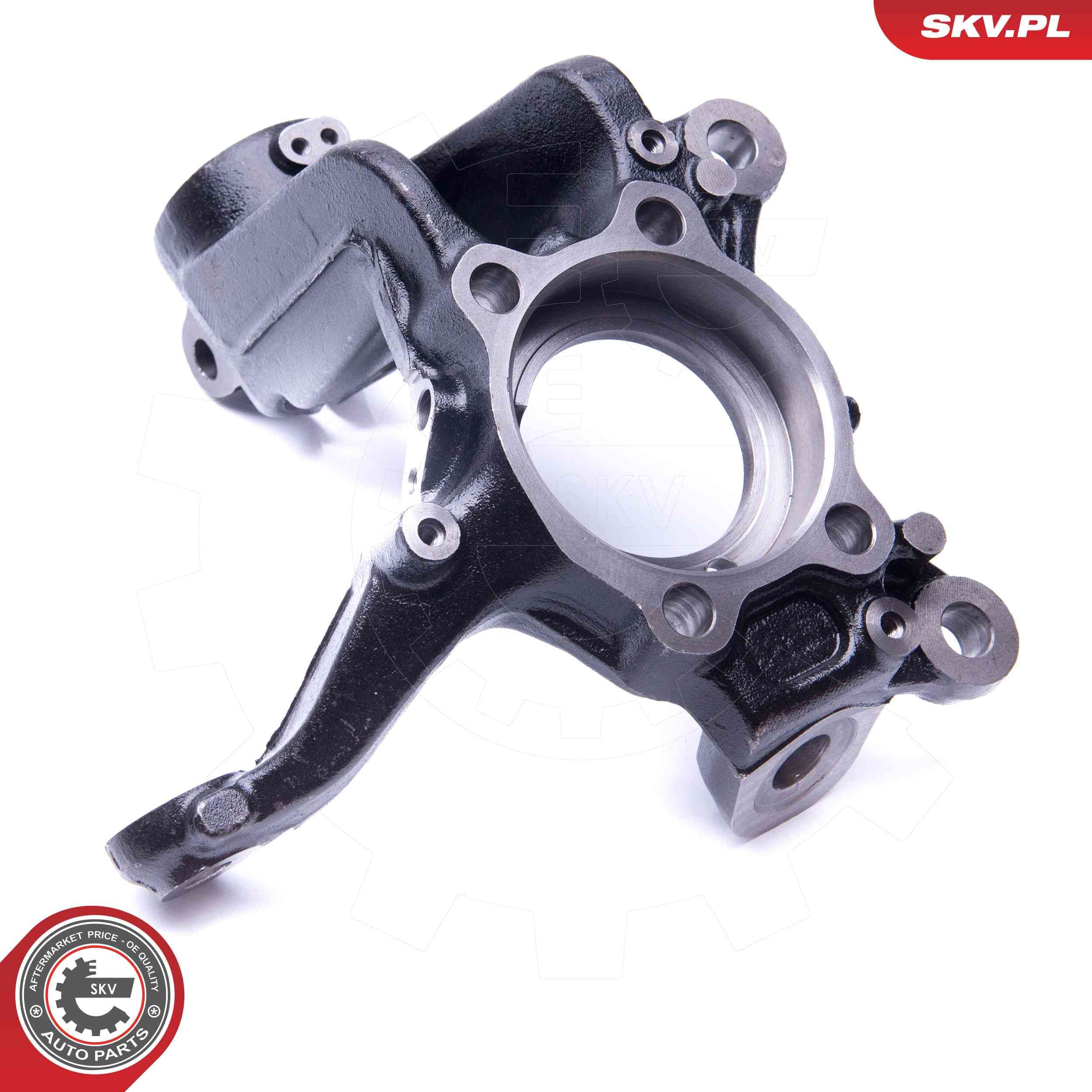 Image of Кулак поворотный ; правый ; AUDI A3 Q3 SEAT Altea Leon SKODA Octavia Superb Yeti VW Caddy Golf V VI Jetta Scirocco Tiguan Touran ; 1K0407256AA