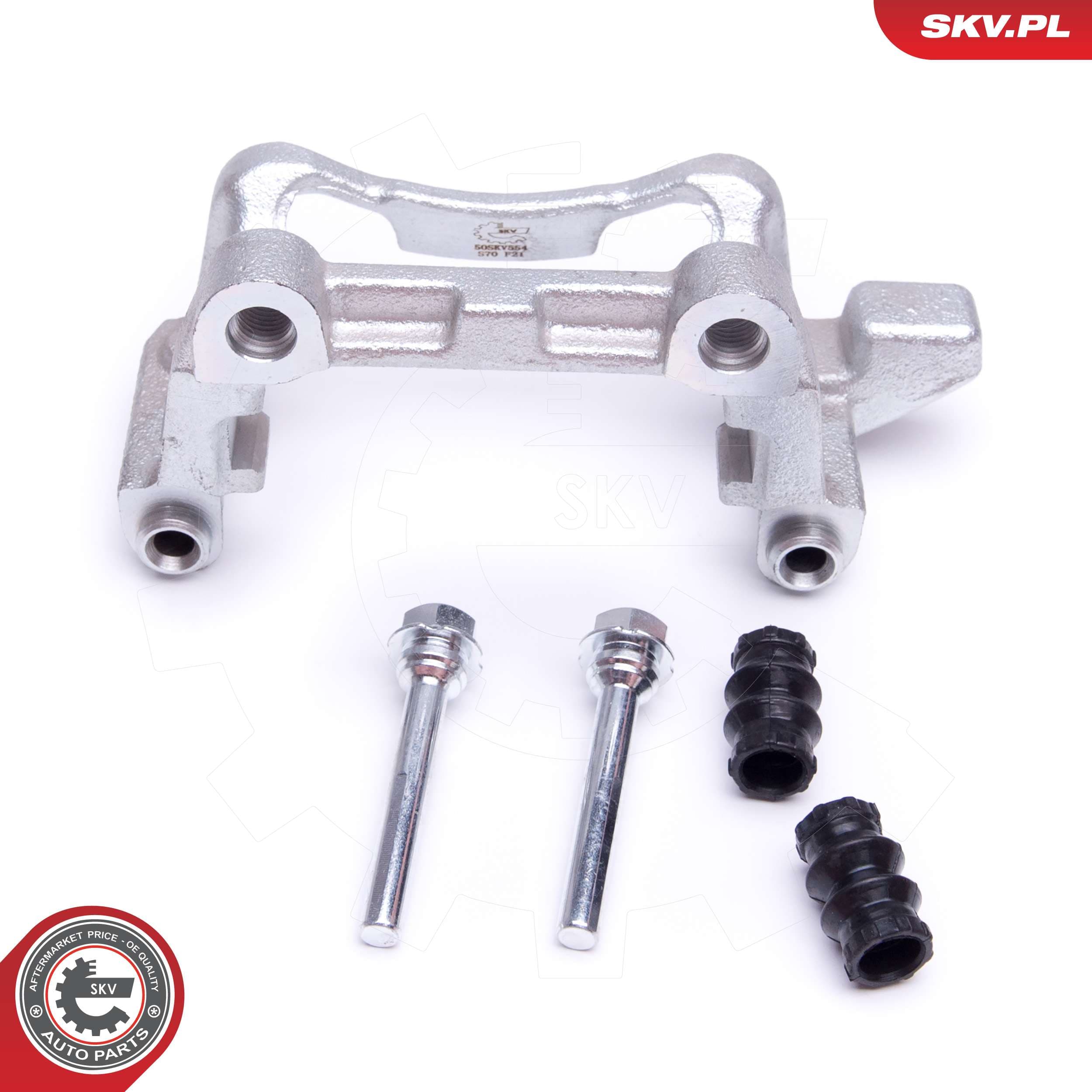 Image of Brake caliper carrier ; rear right ; AUDI A3 (8P1, 8PA) SKODA Octavia III Superb II VW CC (358) Eos Passat (B6, B7) ; 1K0505436M