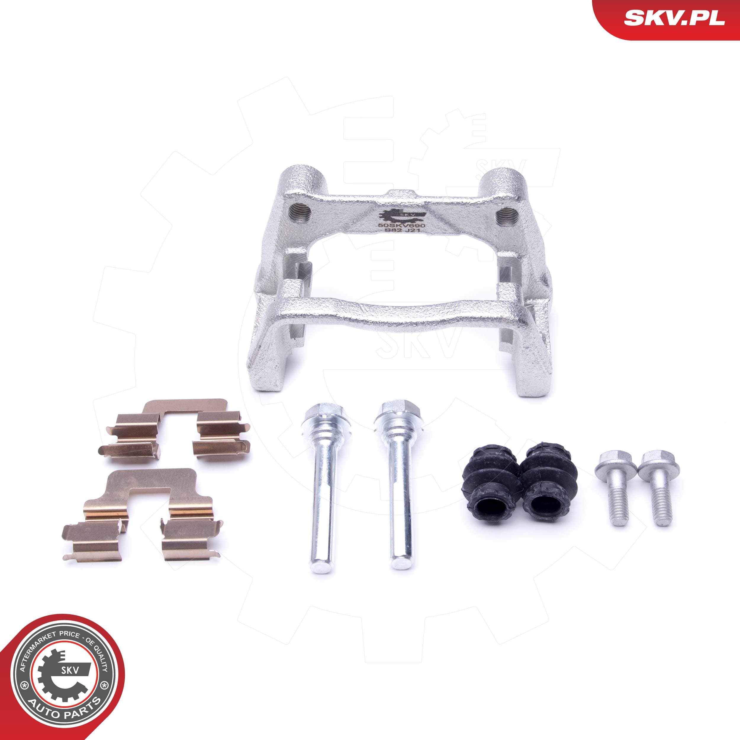 Image of Brake caliper carrier ; rear ; OPEL Astra G H J Combo Meriva A B Zafira A B ; 93161277
