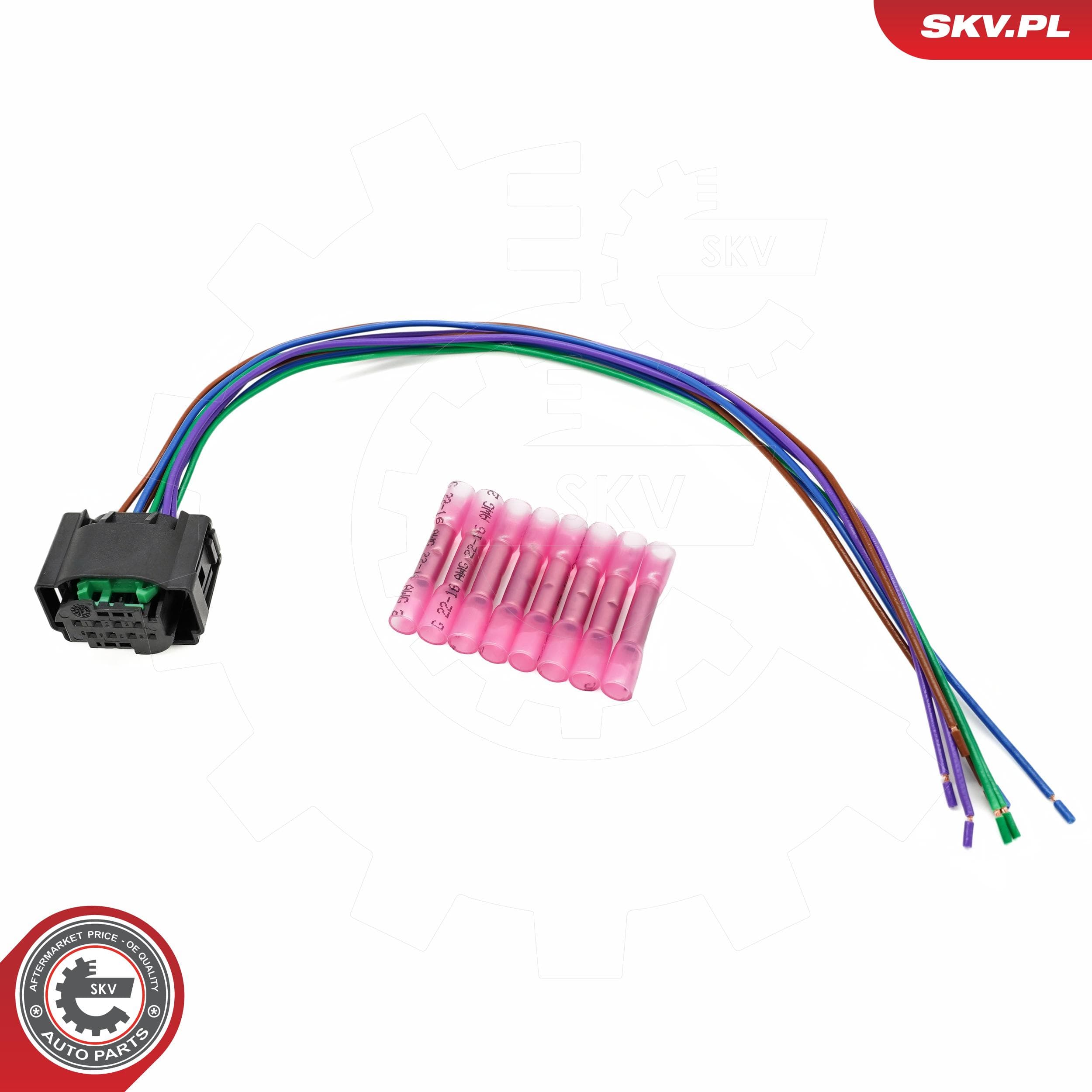 Image of Kit de reparación cables ; AUDI SEAT SKODA VW  ; 4F0972708