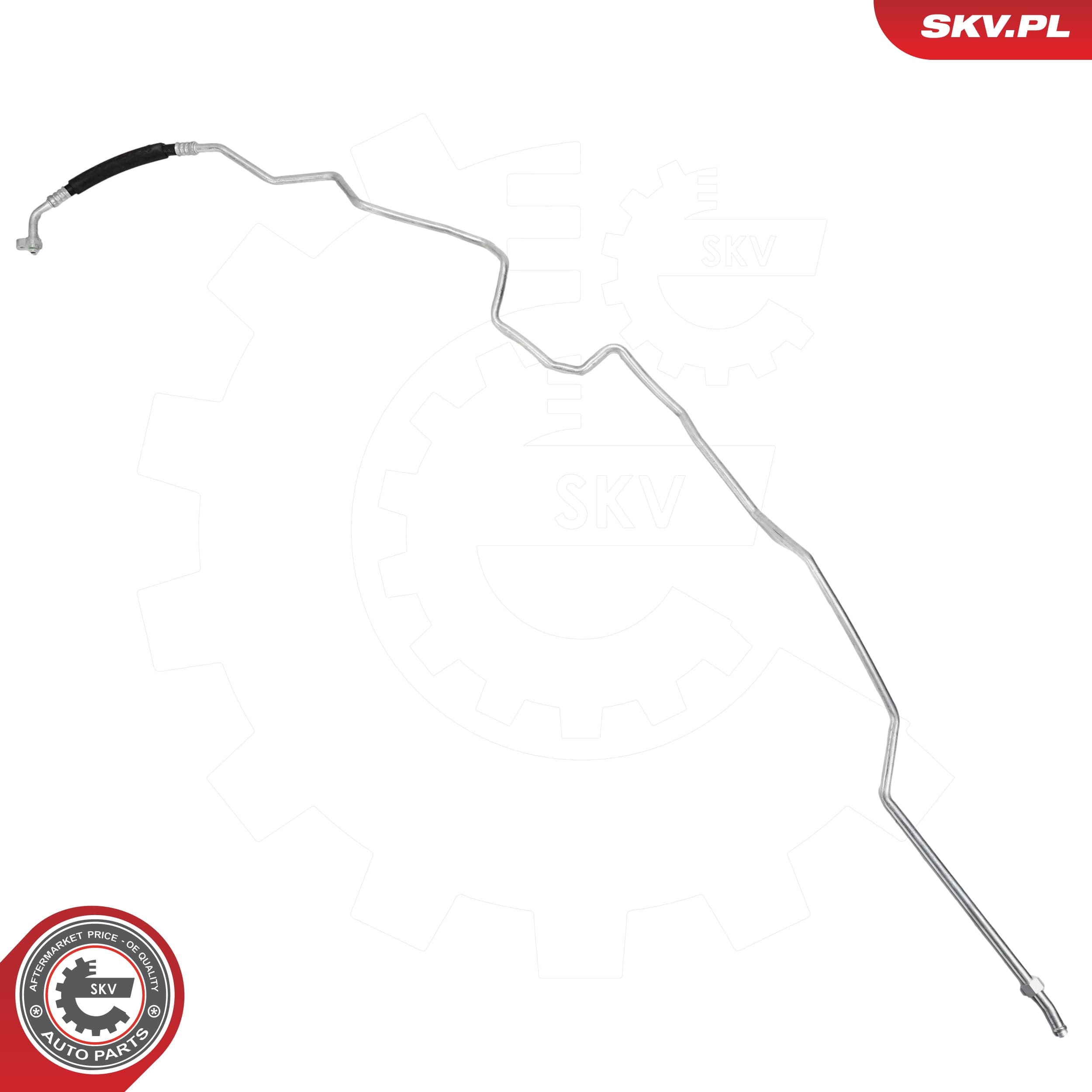 Image of Tubería de baja / alta presión, aire acondicionado ; VW Transporter T5 T6 Multivan T5 T6 ; 7H1820725 ; gruby