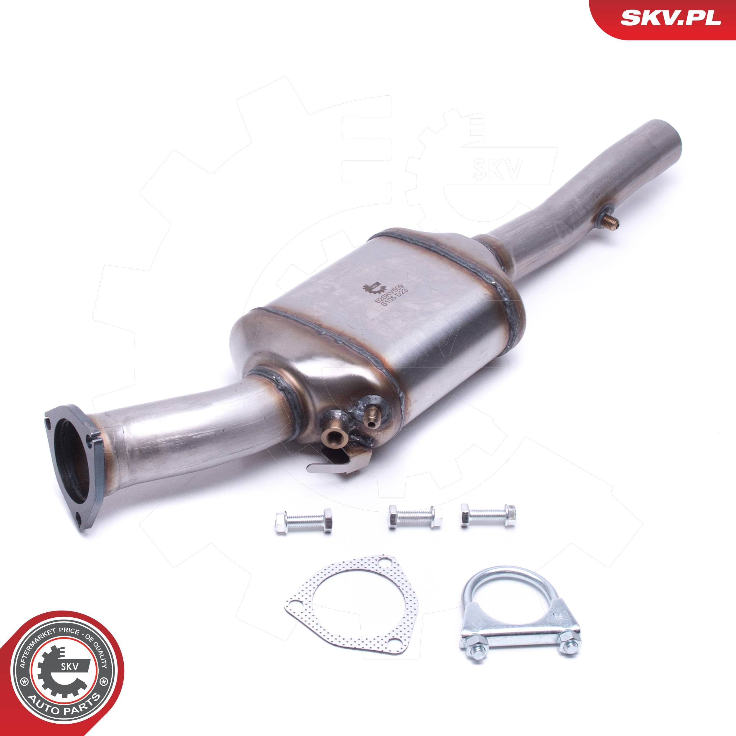 Image of Filtr sadzy / filtr cząstek stałych, układ wydechowy ; AUDI A6 C6 A6 Allroad C6 ; 4F0254800GX