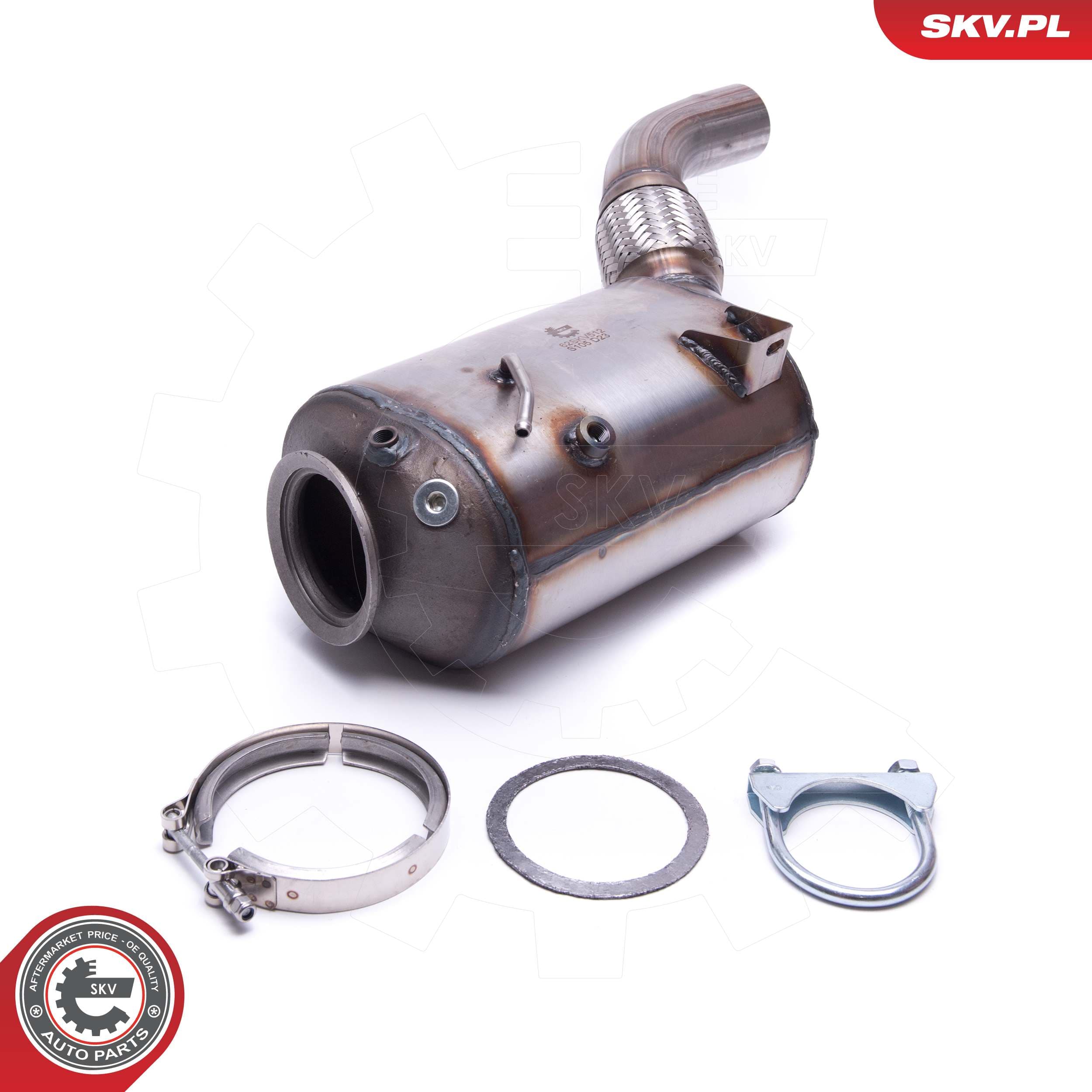 Image of Filtr sadzy / filtr cząstek stałych, układ wydechowy ; BMW 3 (E90 E91 E92 E93) 5 (E60 E61) X3 (E83) ; 18304717414