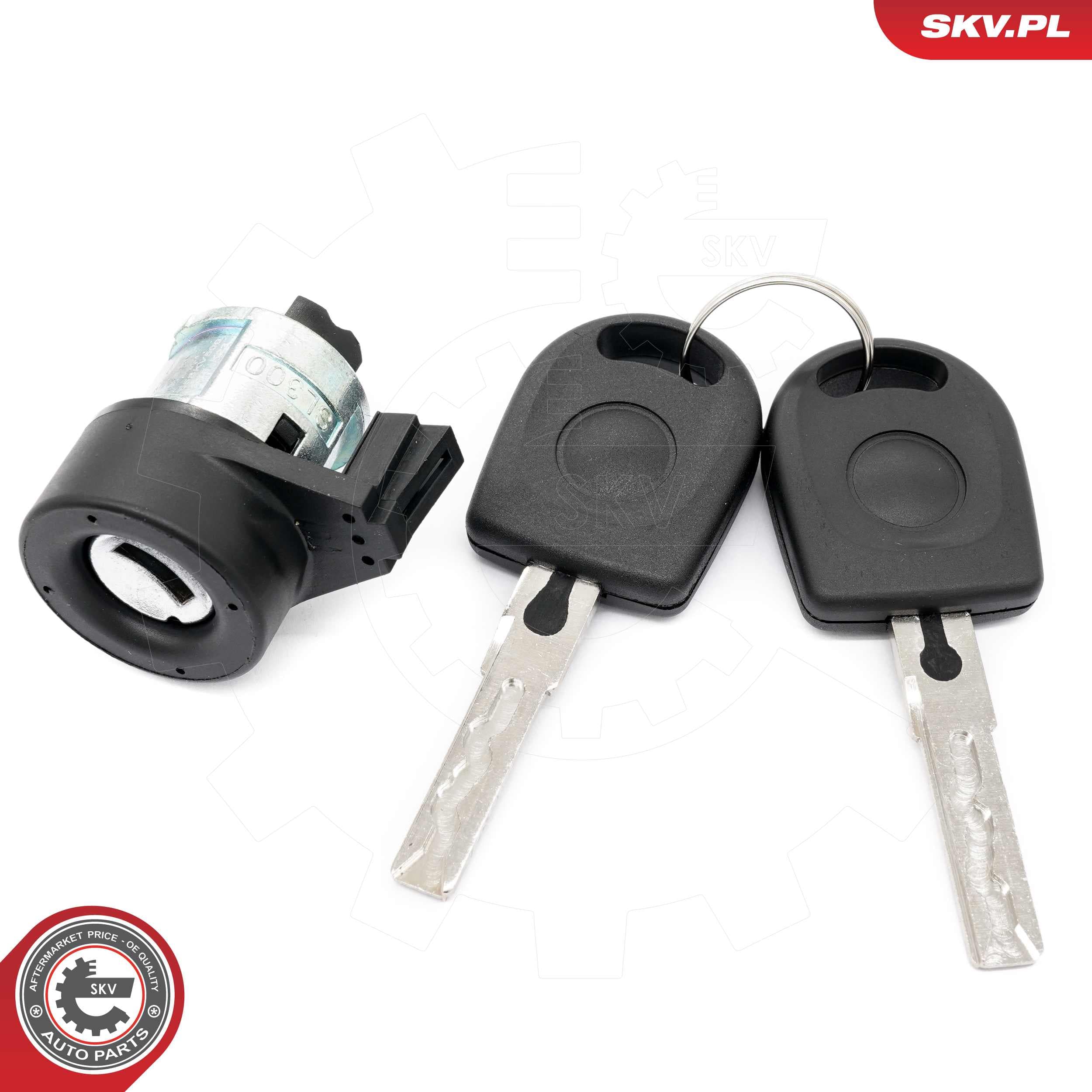 Image of Ignition lock cylinder ; AUDI A3 SEAT Cordoba III Ibiza VW Polo IV V Bora I Transporter  ; 3B0905855E