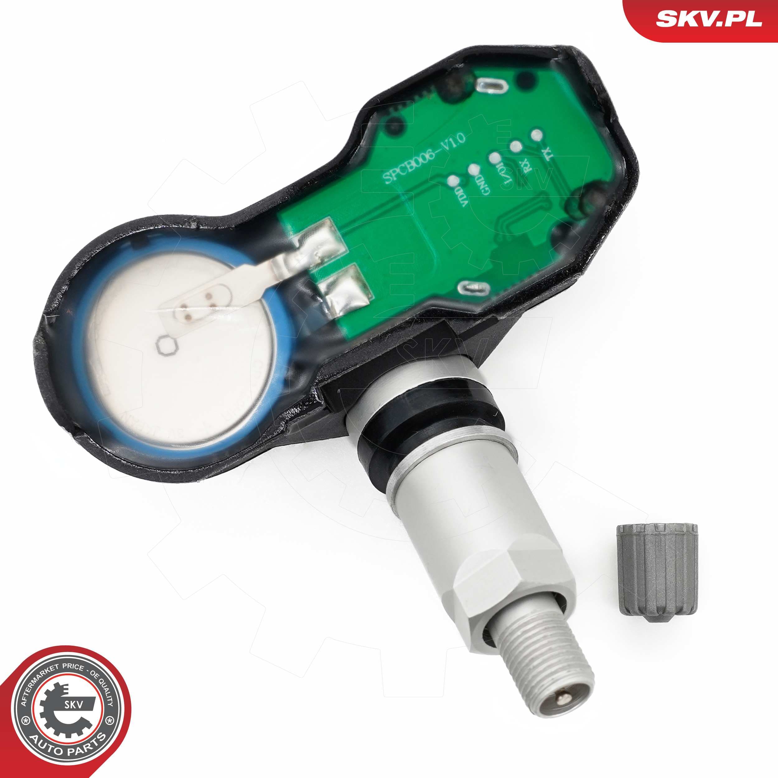 Image of Sensor de presión de neumáticos ; ASTON MARTIN Vantage BMW X6 MASERATI Quattroporte TESLA Roadster  ; 7PP907275F