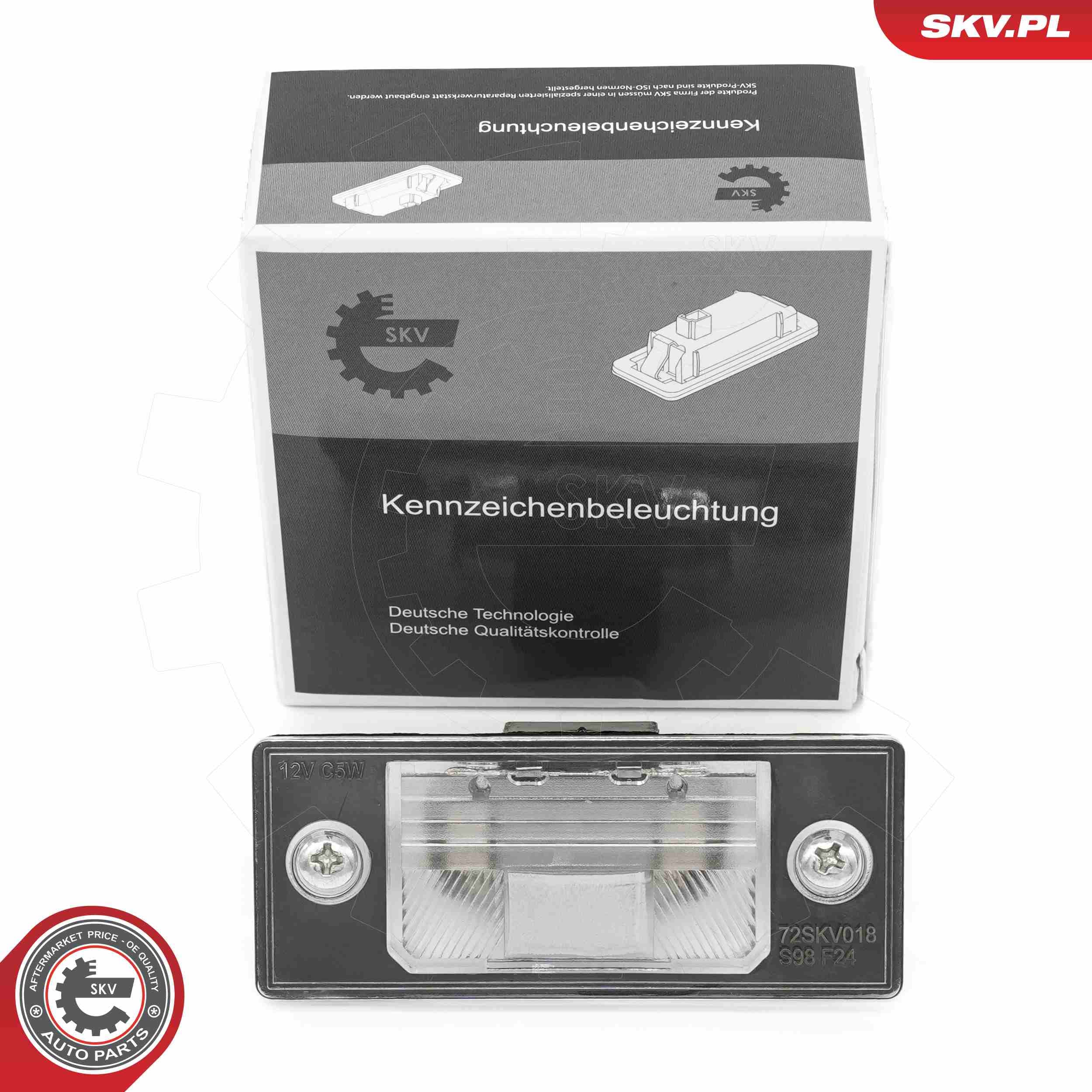 Image of Iluminación de la matrícula ; VW Bora I Golf IV V Passat Tiguan Touareg  ; 1J5943021D