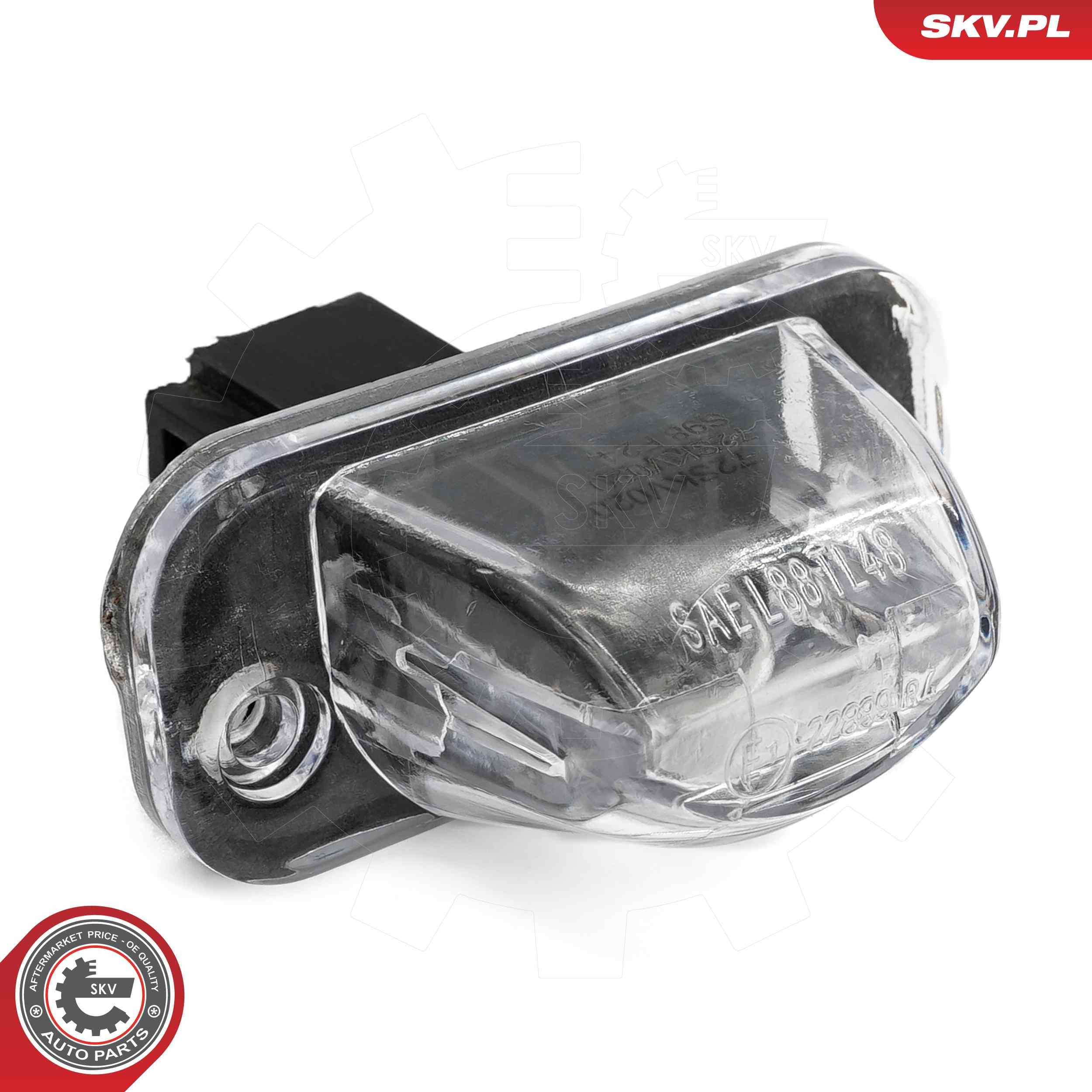 Image of Iluminación de la matrícula ; VW Golf II Jetta II  ; 191943021