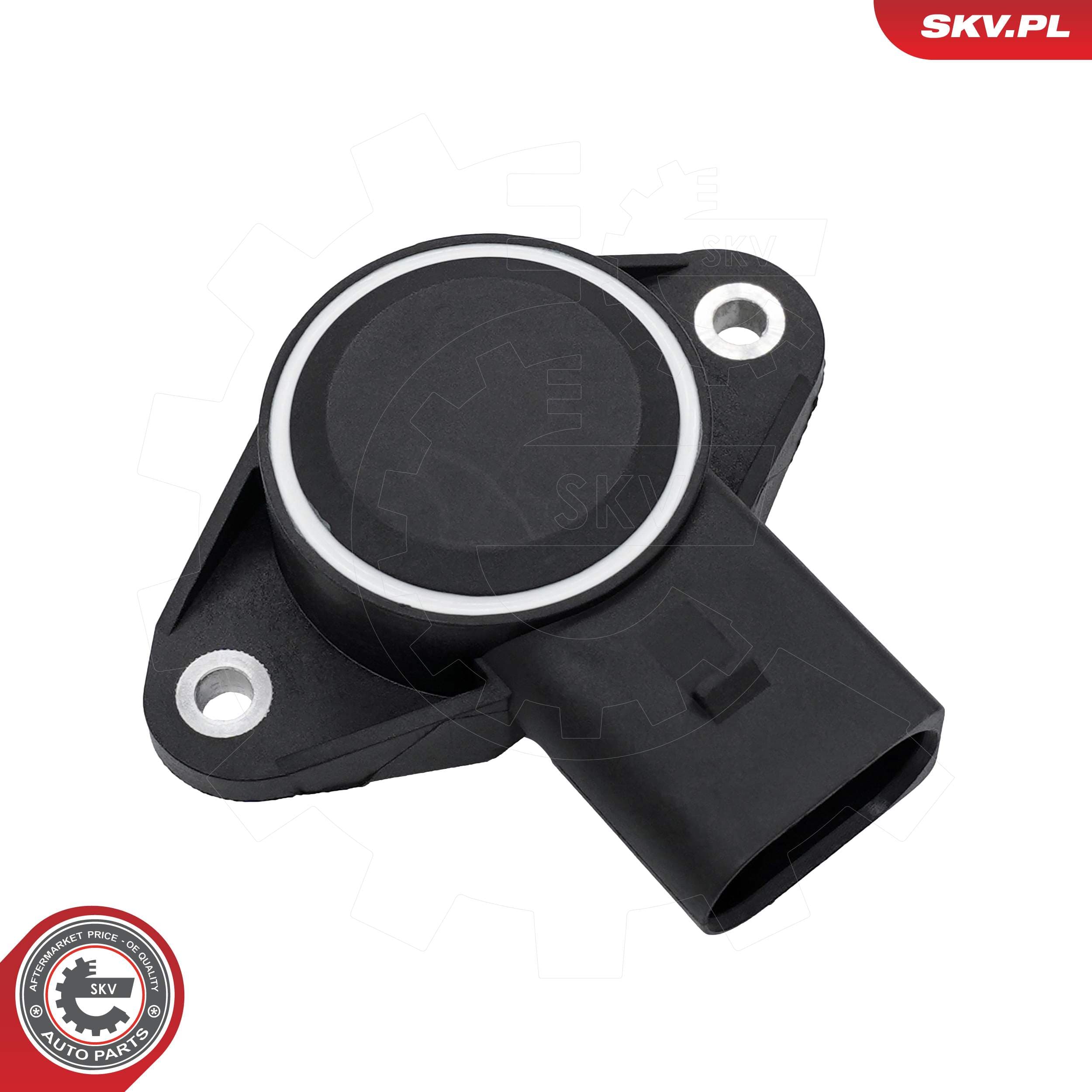 Image of Air intake manifold flap position sensor ; AUDI A3 A4 A5 A6 A7 A8 Q5 Q7 R8 SKODA Octavia II VW Eos Golf V Jetta III Passat Polo IV Touran ; 03C907386E