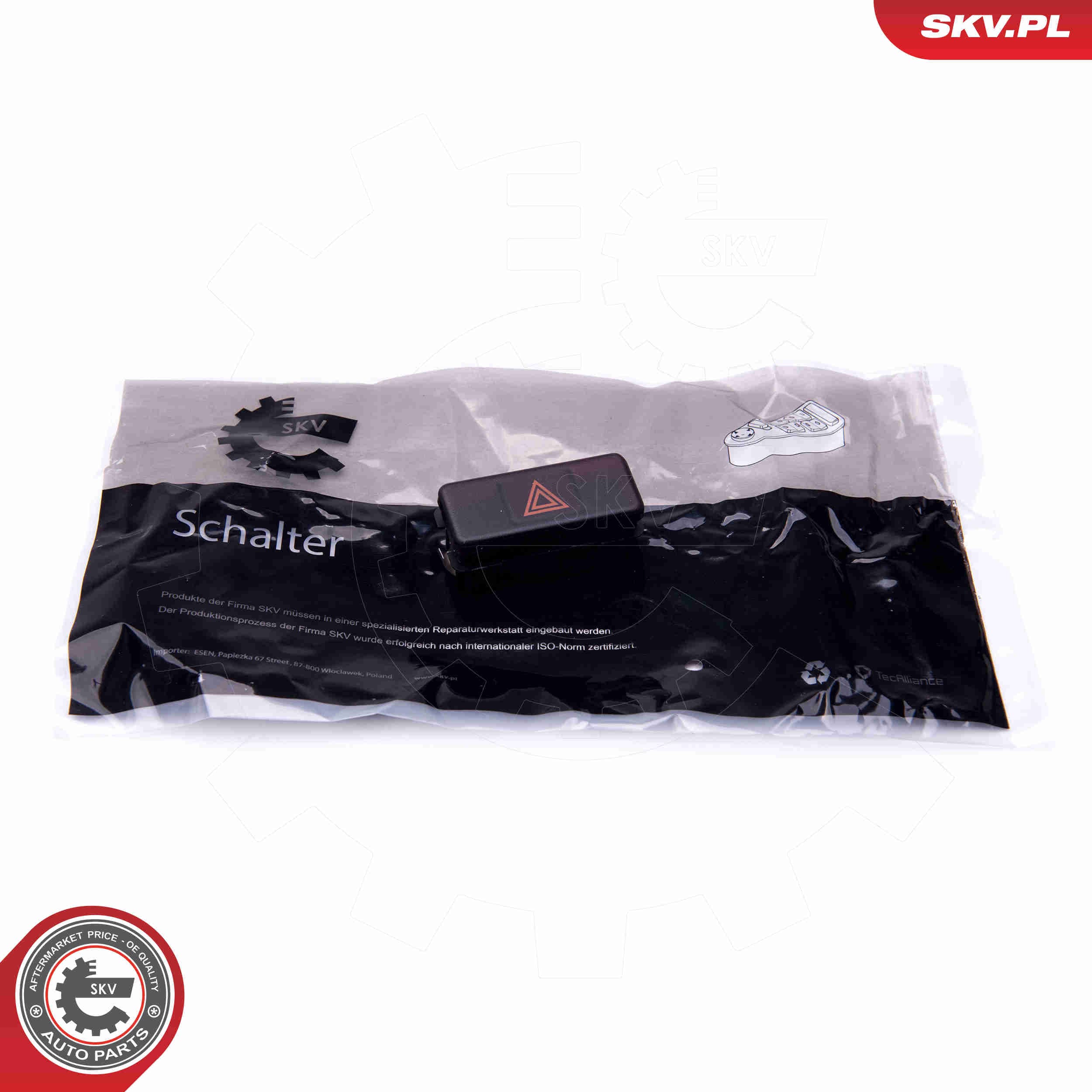 Image of Hazard Warning Light Switch