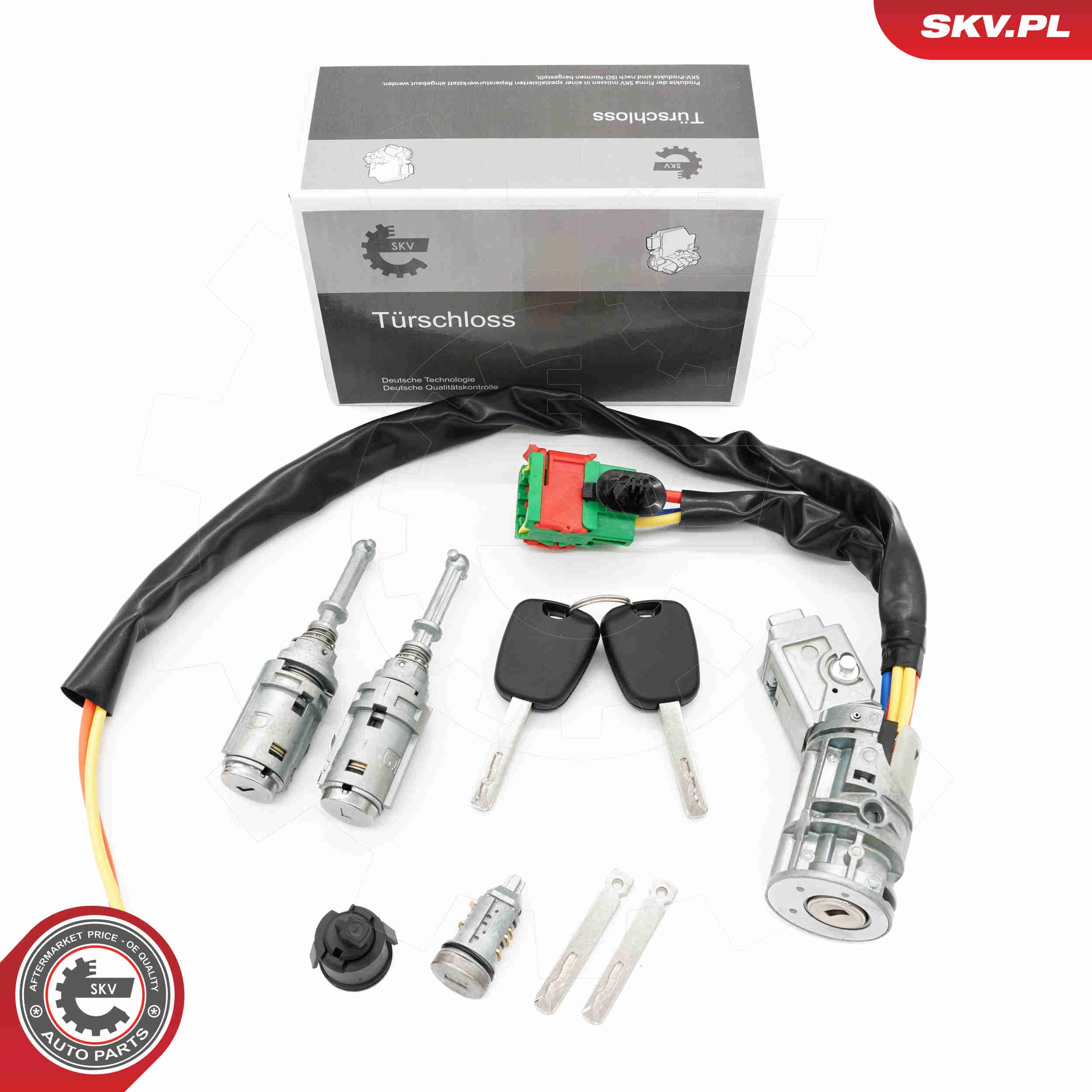 Image of Zestaw zamków, system zamykania