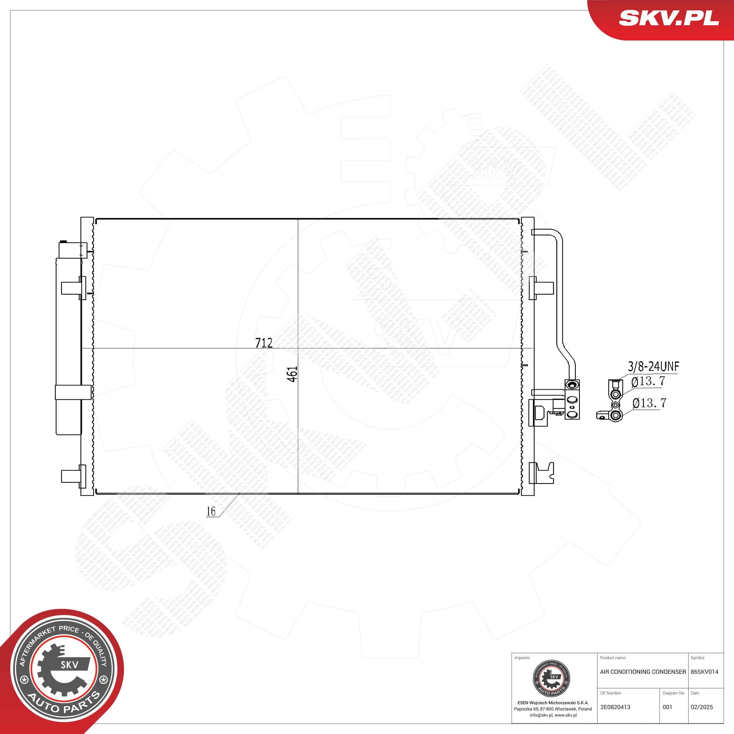 Image of Condenser, air conditioning