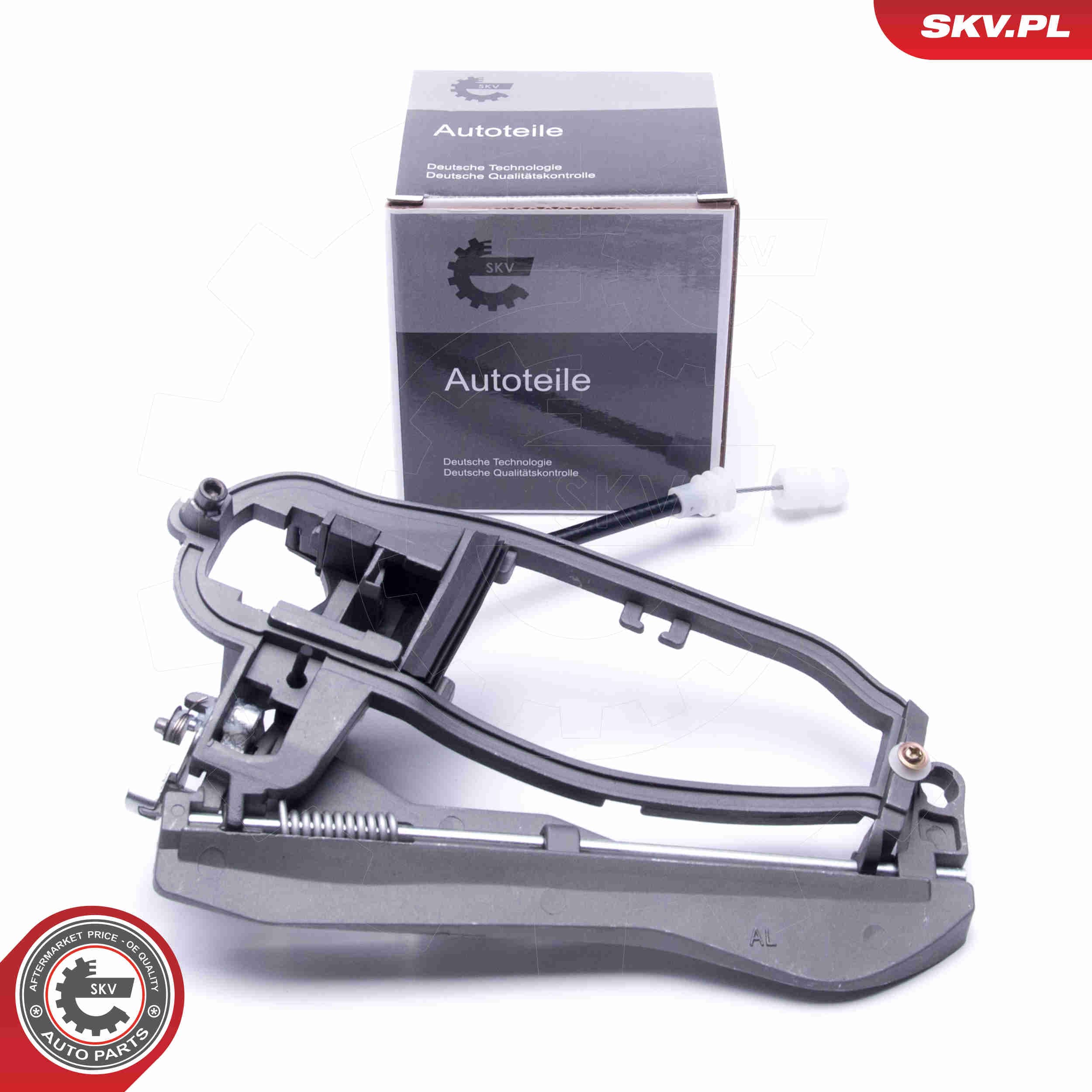 Image of Frame, exterior door handle