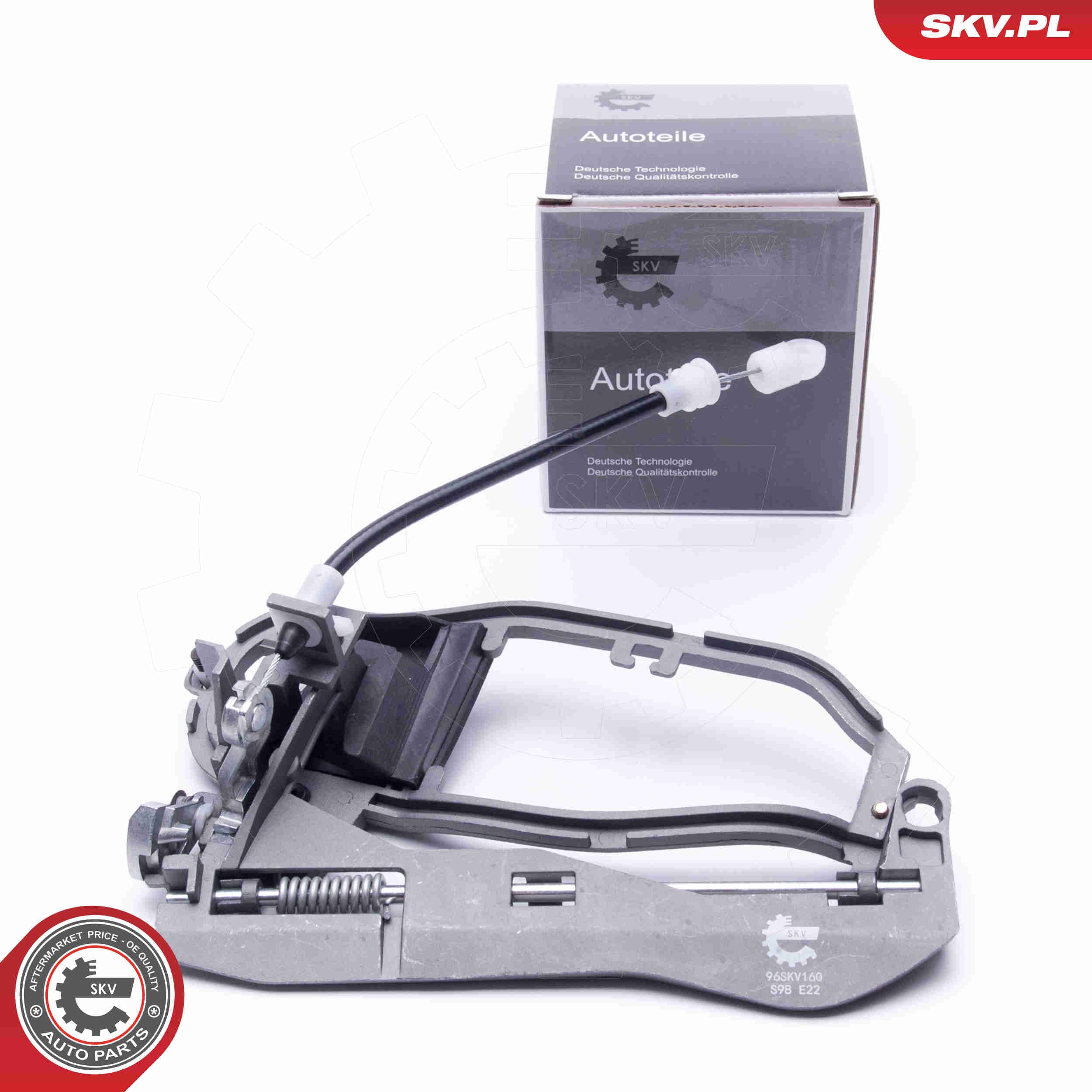 Image of Frame, exterior door handle