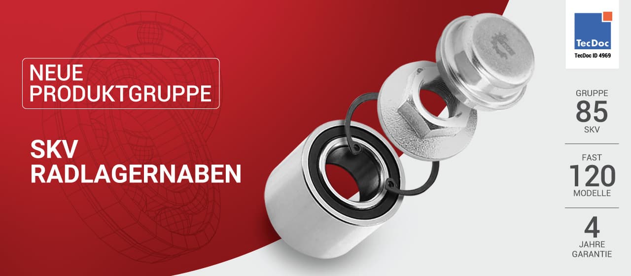 Neu im SKV-Sortiment: SKV Radlagernaben
