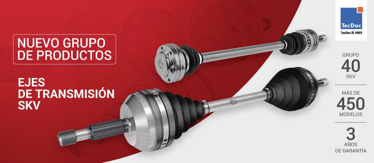 Novedad en la gama SKV: Ejes de transmisión SKV