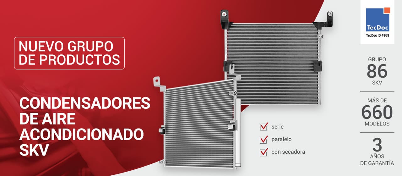 Novedad en la gama SKV: Condensadores de aire acondicionado SKV