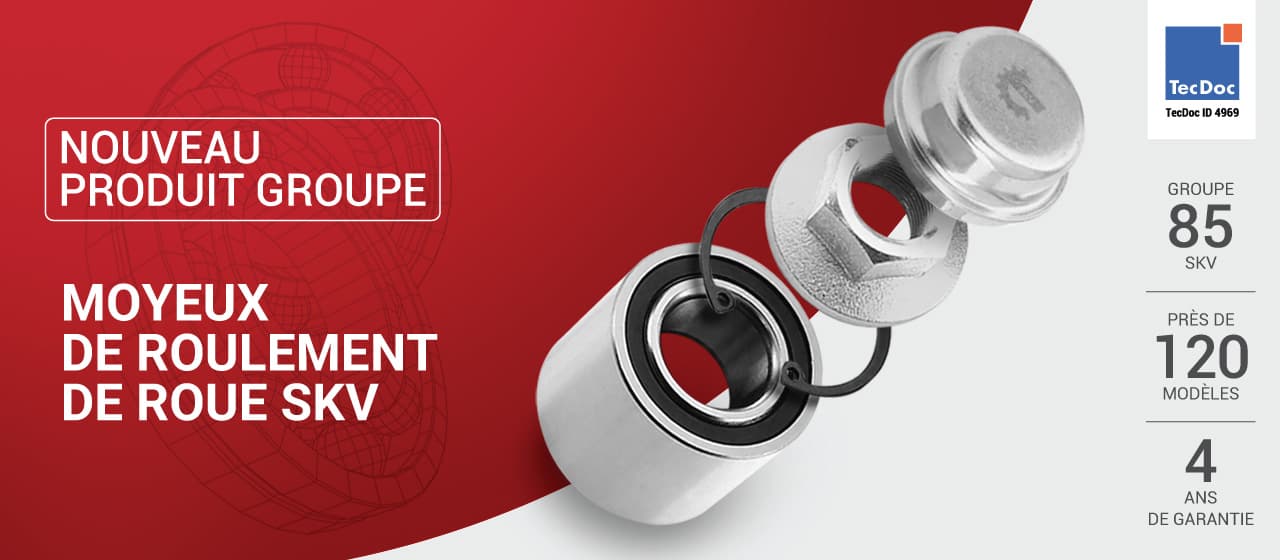 Nouveauté dans la gamme SKV: Moyeux de roulement de roue SKV