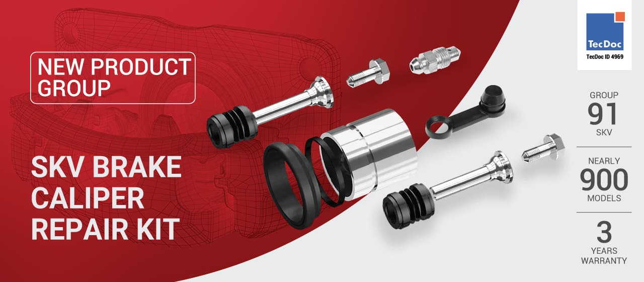 New in the SKV range: SKV Brake Caliper Repair Kits