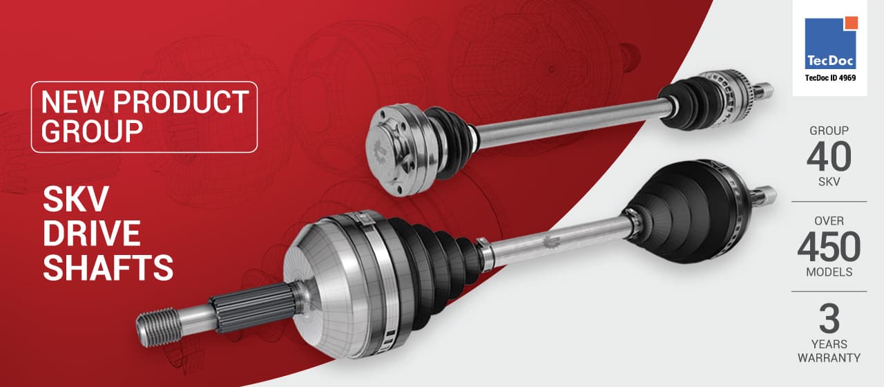 New in the SKV range: SKV Drive Shafts