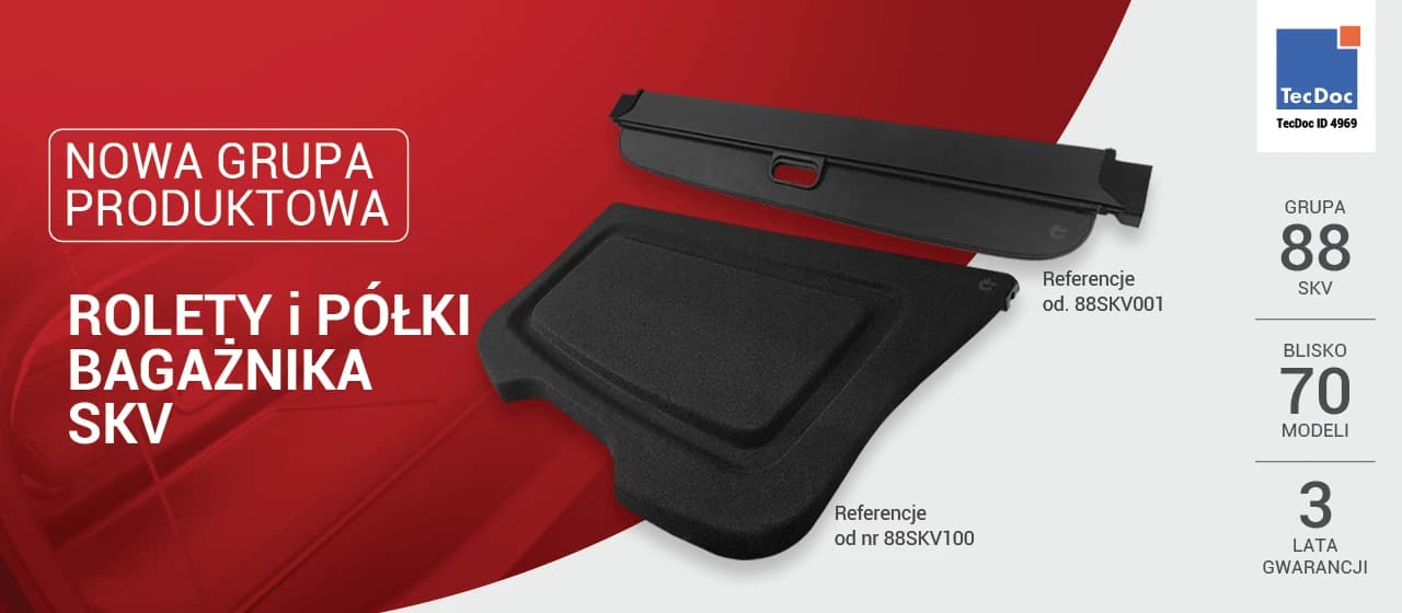 Nowość w ofercie SKV: Rolety i Półki Bagażnika SKV