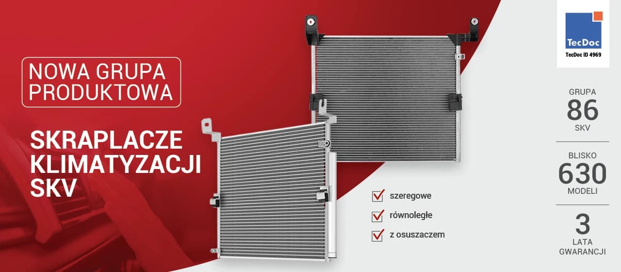 Nowość w ofercie SKV: Skraplacze Klimatyzacji SKV